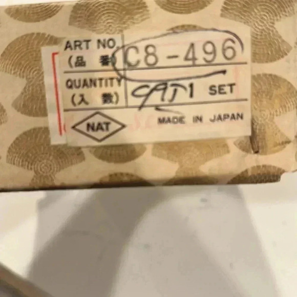 Vintage Japan Sake Set Porcelain Hand-Painted Floral Gold Details - Picture 5 of 6